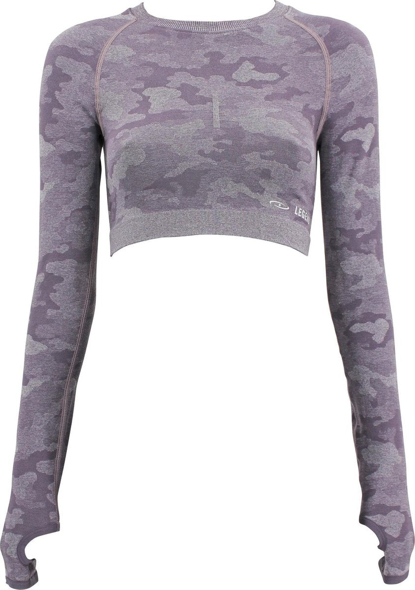 Dames Sport-Top Army Purple  S