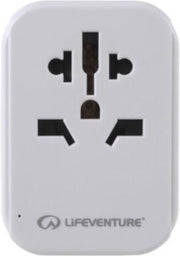 Lifeventure Reisstekker Usb 250v Wit