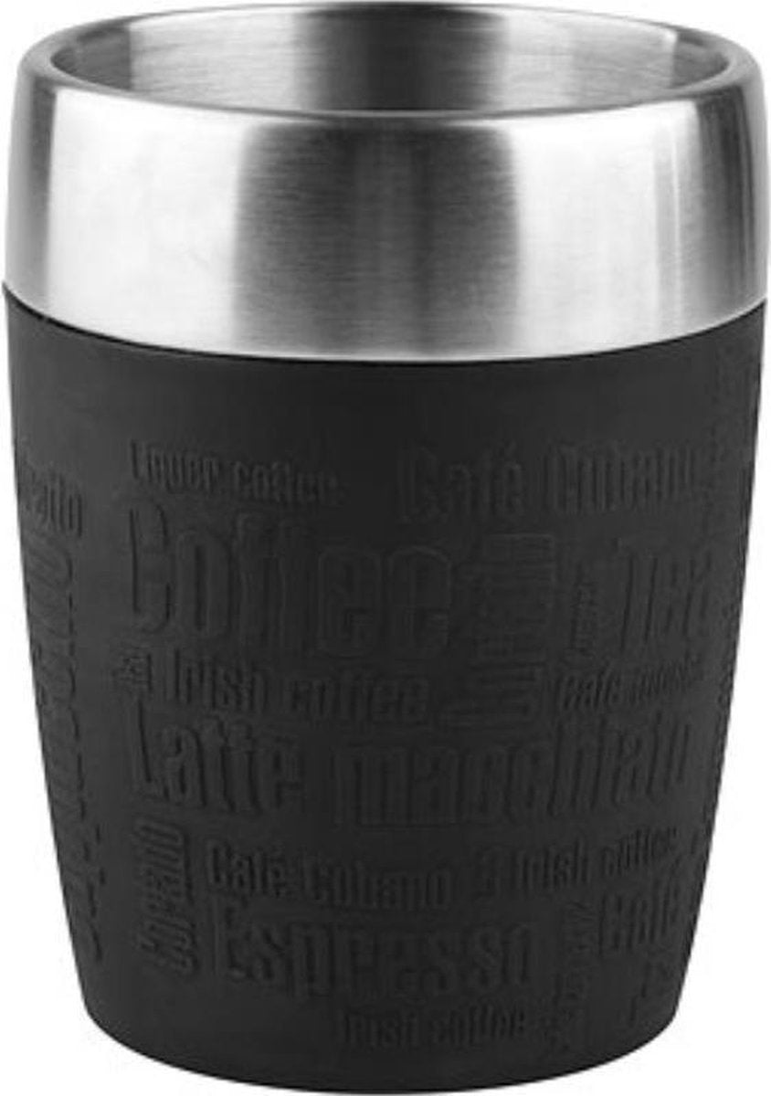 Tefal Travel Mug Thermobeker - 200 ml - RVS/Zwart