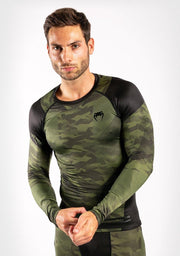Venum TROOPER Rash Guards L/S Forest Camo Zwart Kies uw maat: XXL