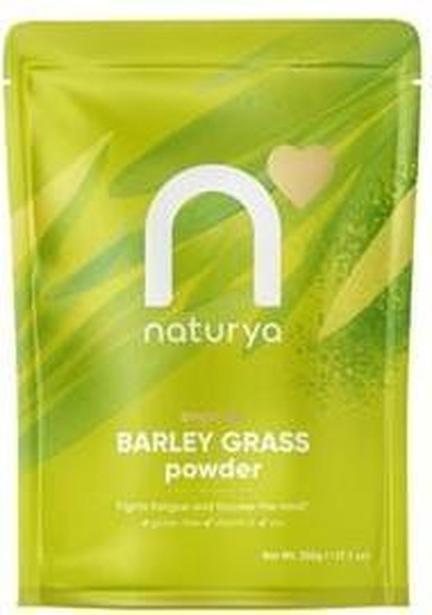 Supplementen - Naturya Organic Barley Grass Powder 100g  + GRATIS Pill Box