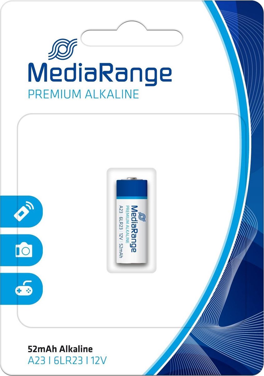 MediaRange MRBAT114 household battery Single-use battery A23 Alkaline 12 V