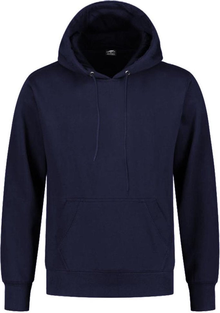 REWAGE Hoodie Premium Heavy Kwaliteit - Heren - Donkerblauw - L
