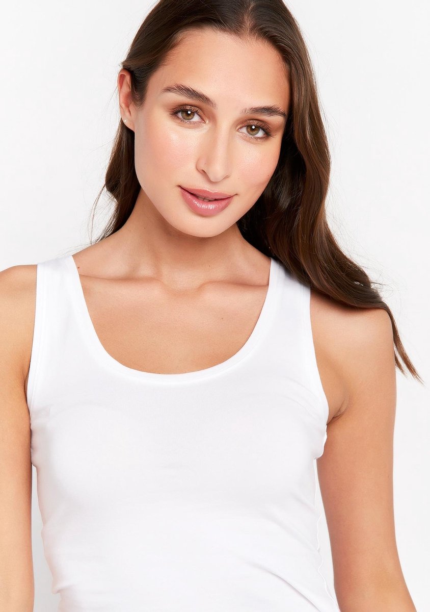 Tanktop van biologisch katoen - Wit
