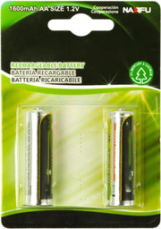 Batterij - Igna Cinus - AA/HR06 - Oplaadbaar - 12V - Alkaline Batterijen - 1600 mAh - 2 Stuks