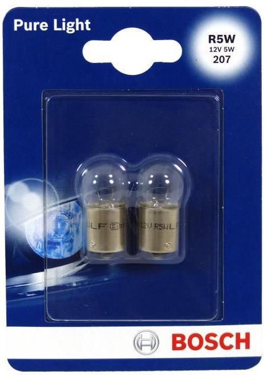 BOSCH Ampul Pure Light 2 R5W 12V 5W