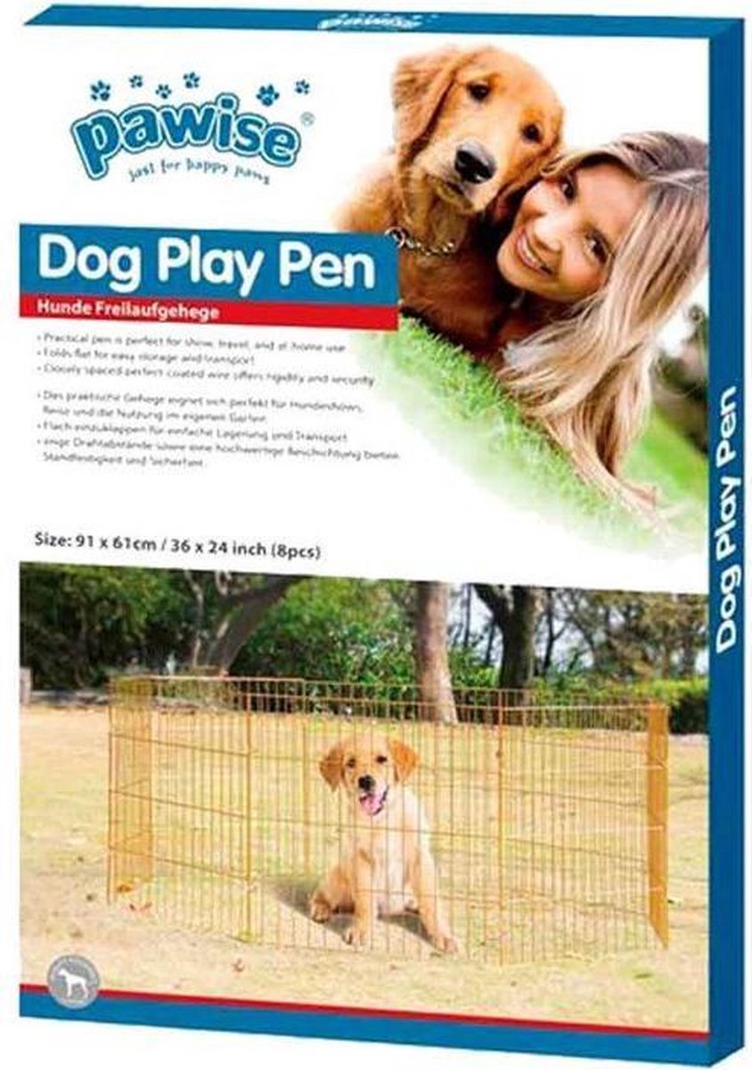 Dog play pen  puppyren  91x60cm