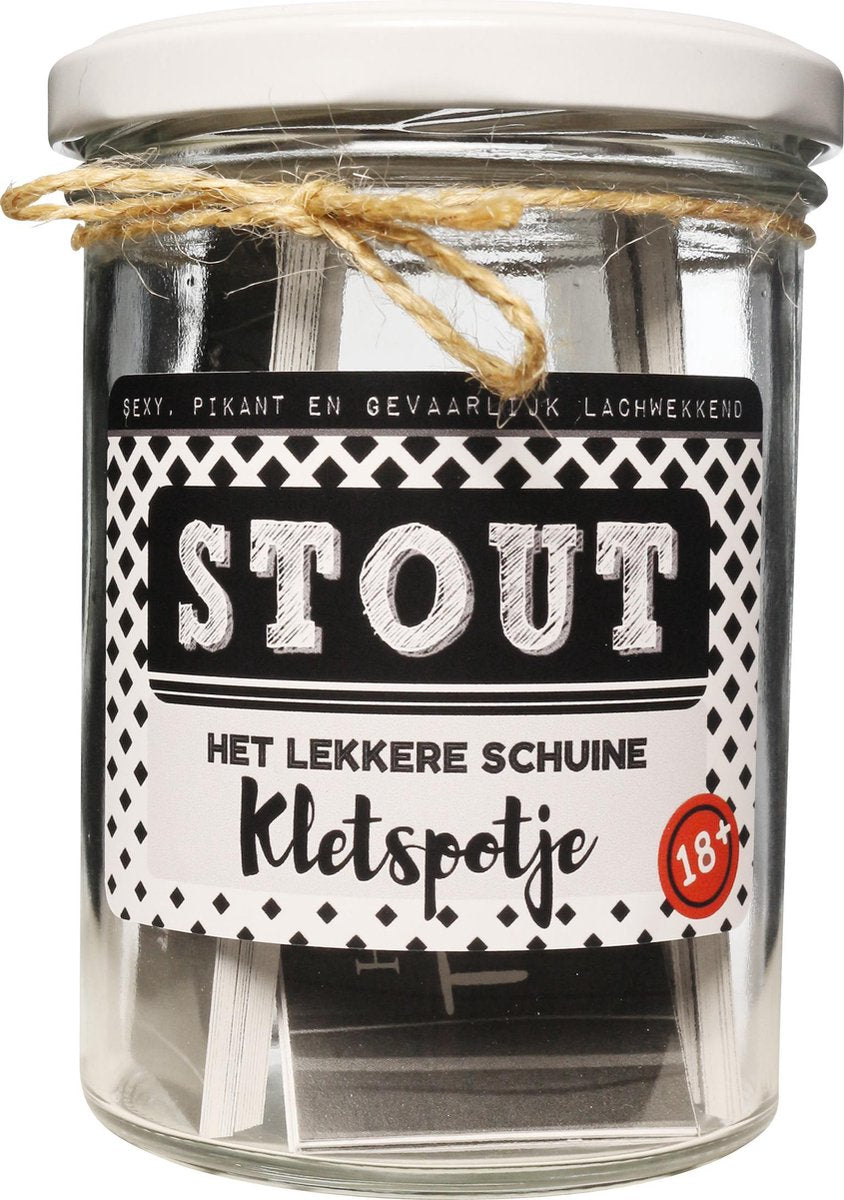 Kletspotje STOUT