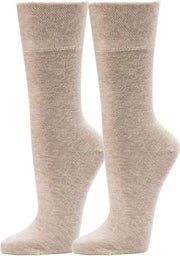 Topsocks sokken zonder elastiek kleur: beige maat: 47-50