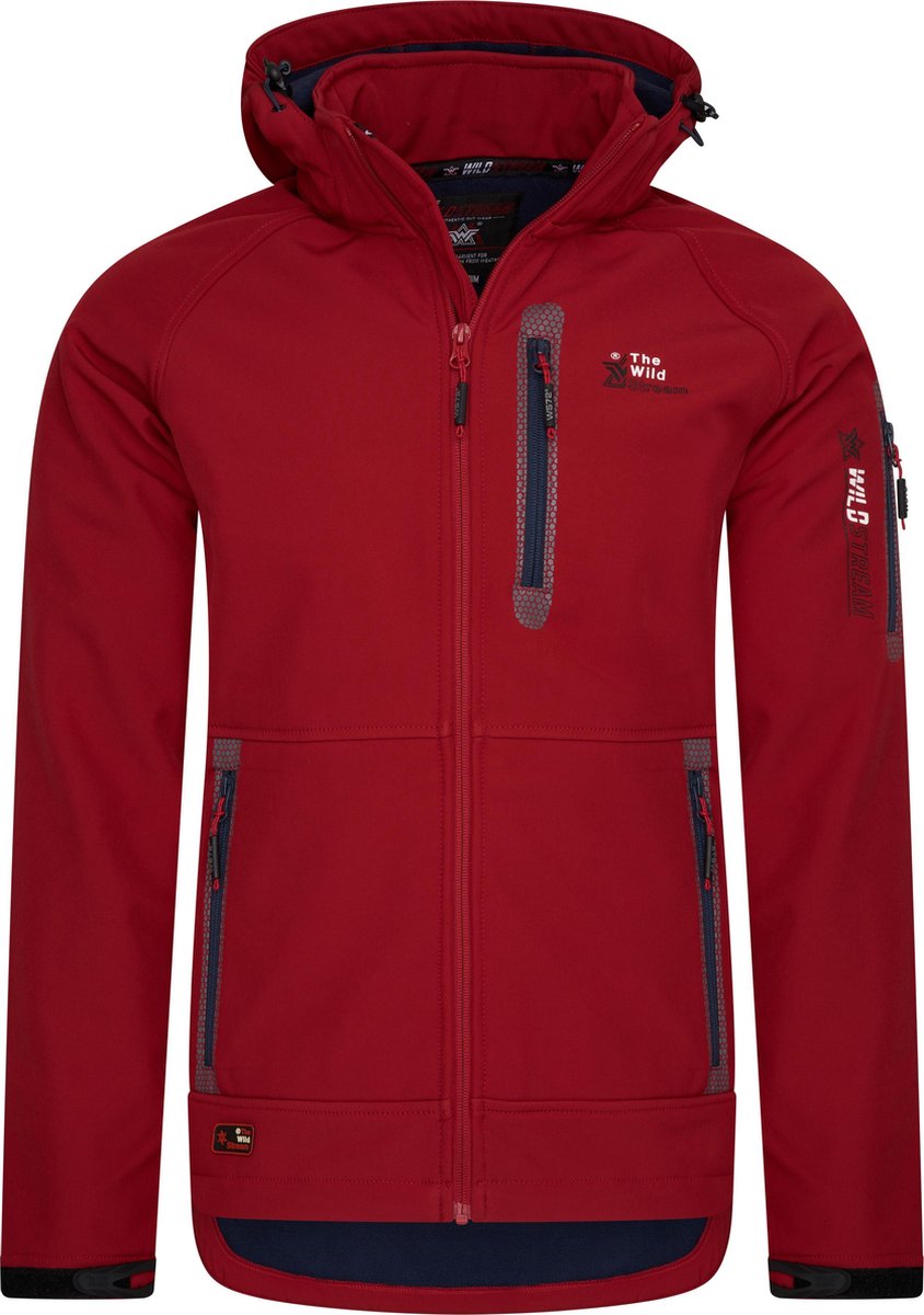 Wildstream - Herenjas - Fleece gevoerd - IFrost - Red-Maat XL