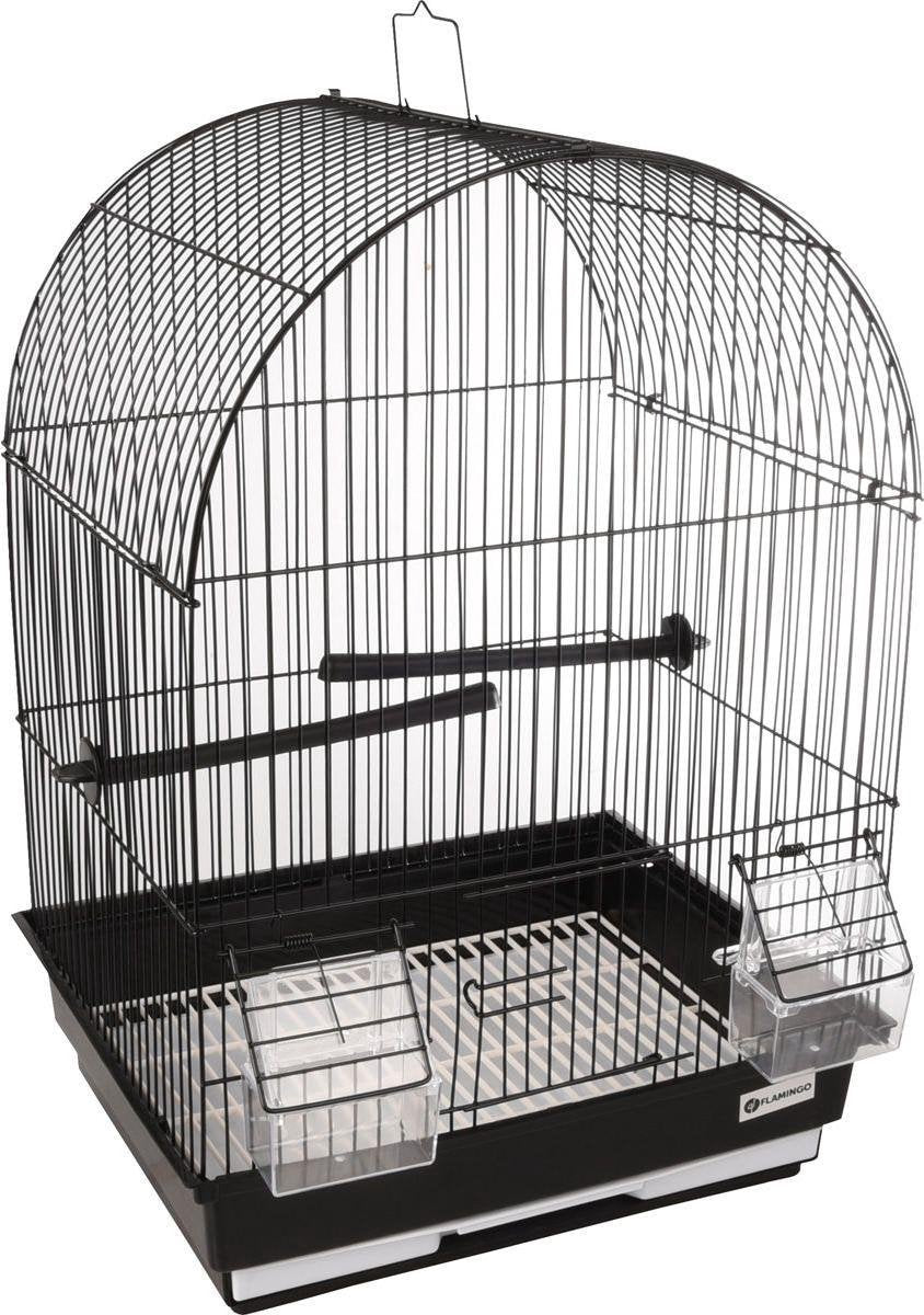 Vogelkooi Alor Zwart - Zwart - 34.5 x 28 x 48.5 cm