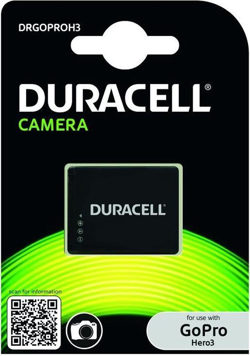 Duracell camera accu voor GoPro Hero3 en Hero3+