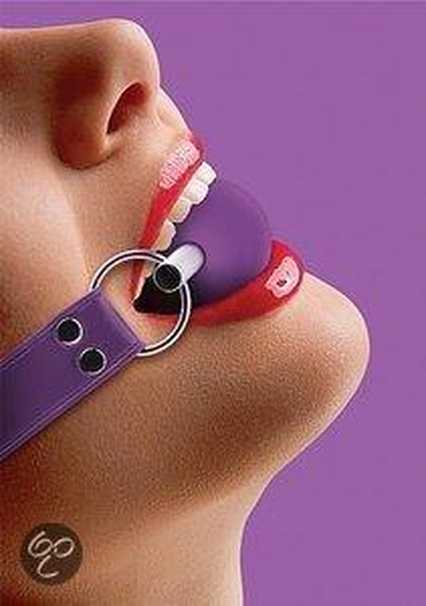 Solid Ball Gag - Paars