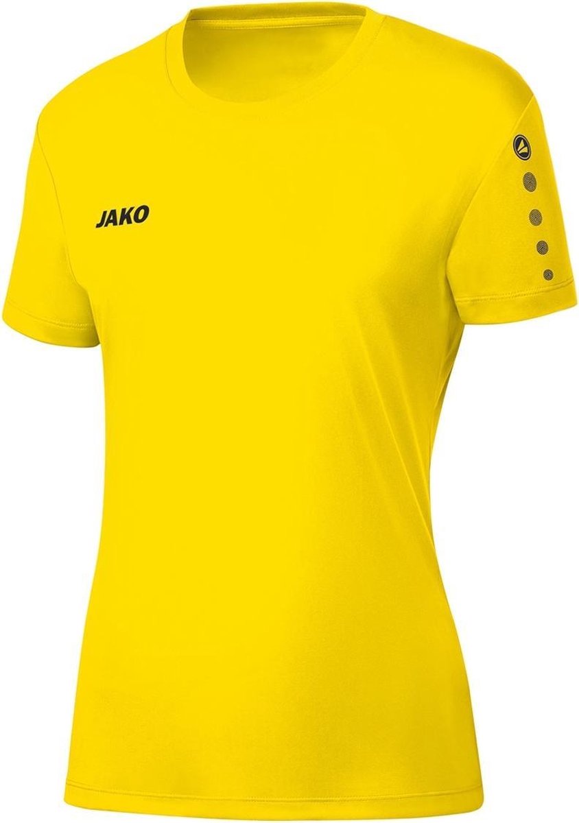 Jako - Jersey Team Women S/S - Geel - Dames - maat  42