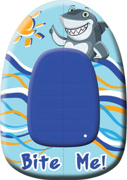 Tom Opblaasboot Shark Junior 102 X 69 Cm Vinyl Blauw/geel/wit