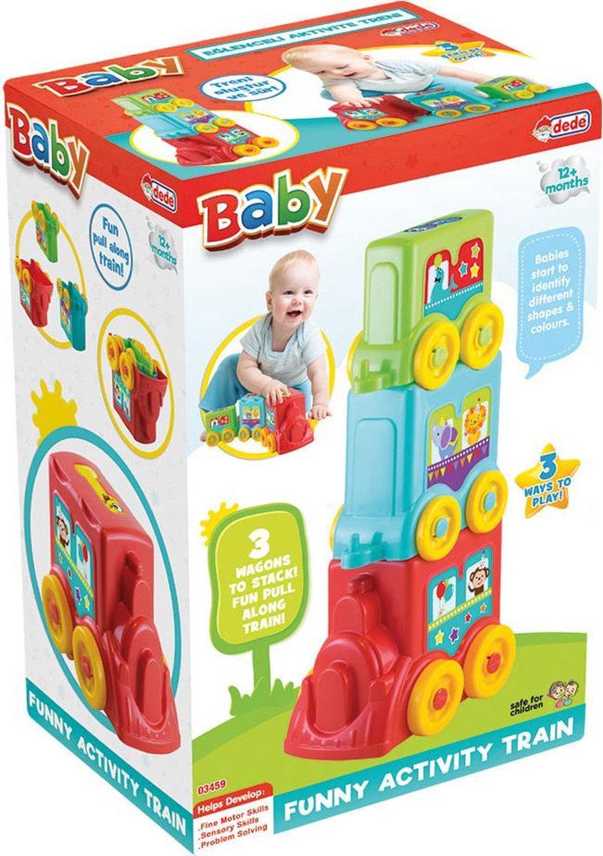 Trein - Stapeltoren - Stapel trein - Baby speelgoed - Speelgoed trein