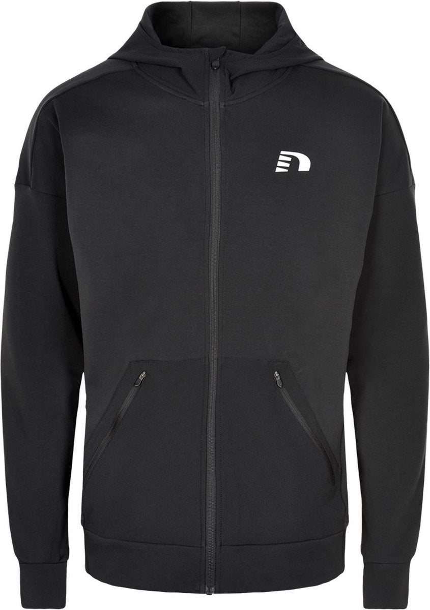 Newline Hooded  Sportvest - Maat S  - Mannen - zwart