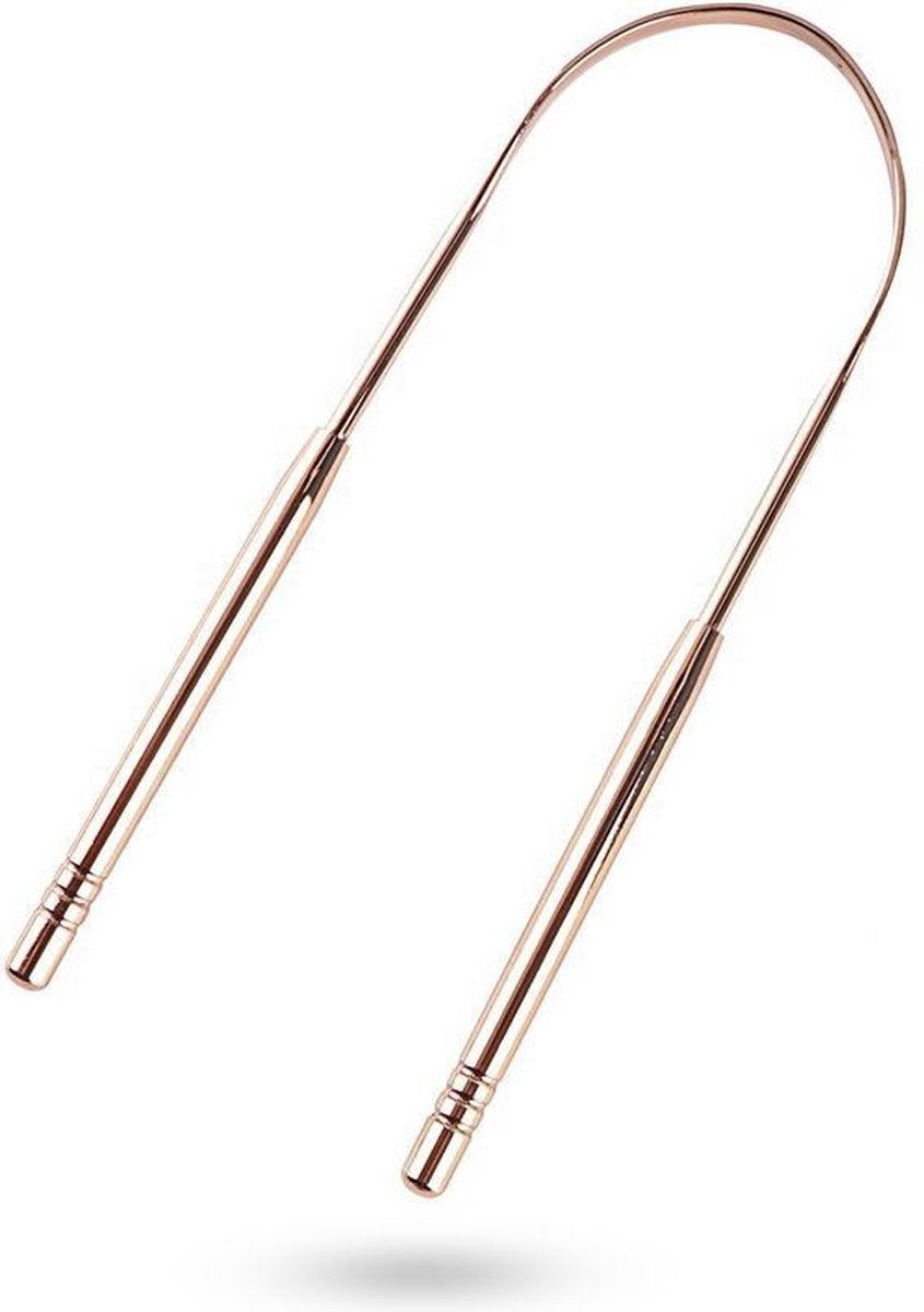 Effectieve Tongschraper - Tongreiniger - Rose Goud