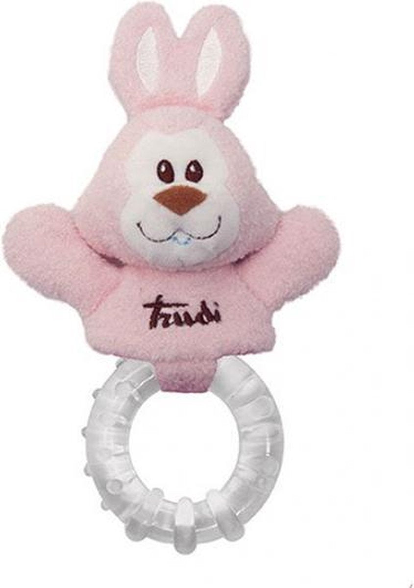 Trudi Bijtring Cremino Konijn 18 Cm Roze