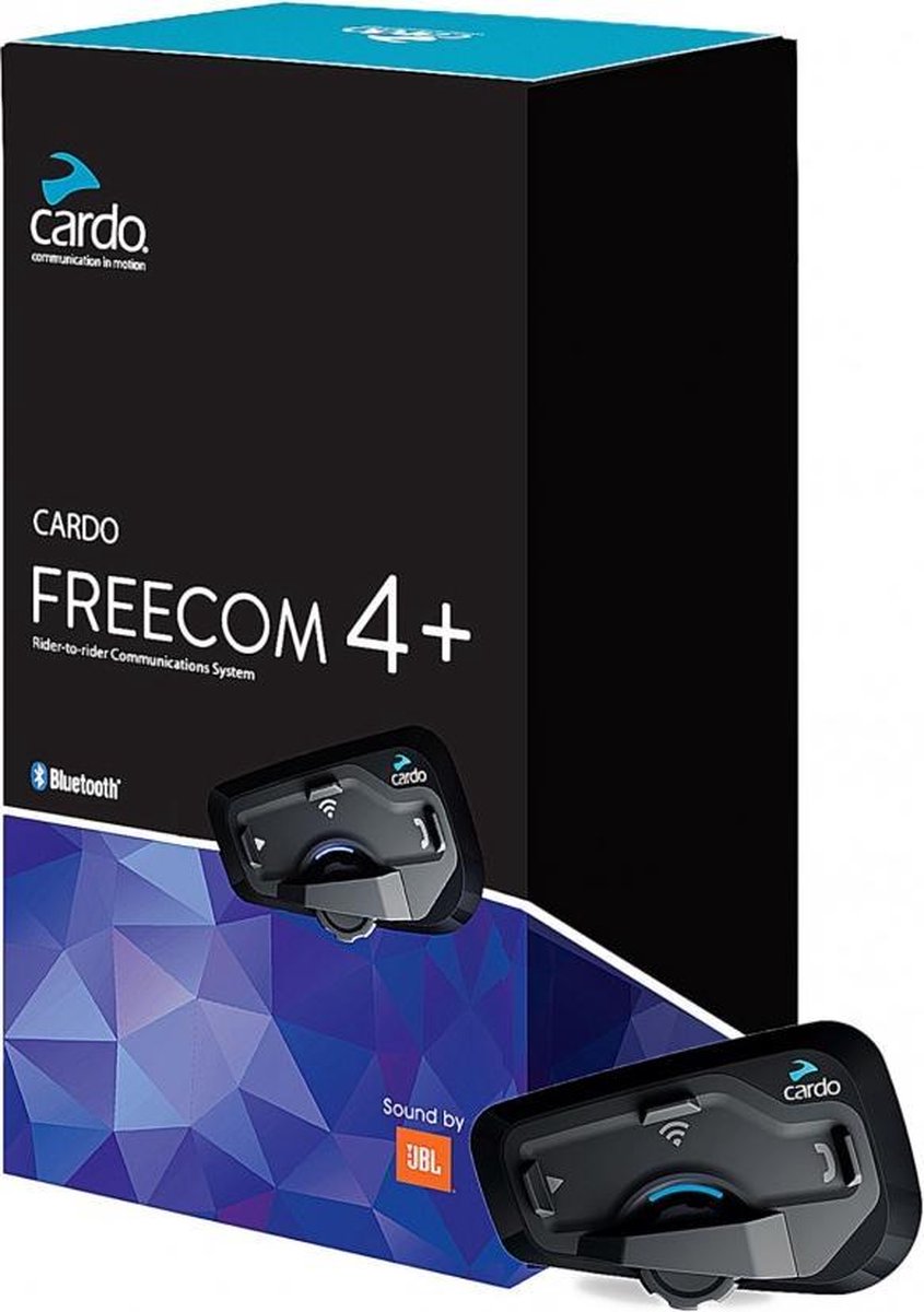 Cardo Freecom 4 Plus JBL – Motorcommunicatie – 1200 meter