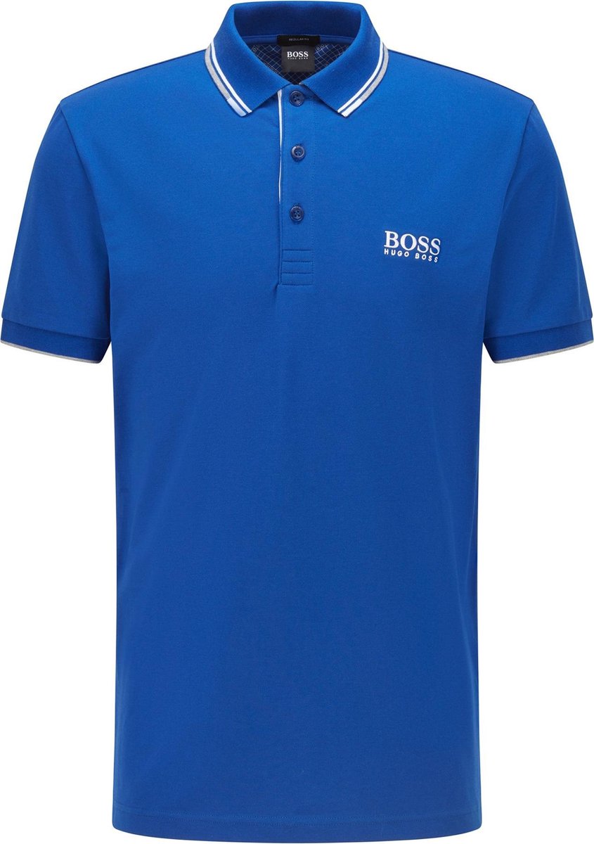 Hugo Boss Paddy Poloshirt - Mannen - blauw