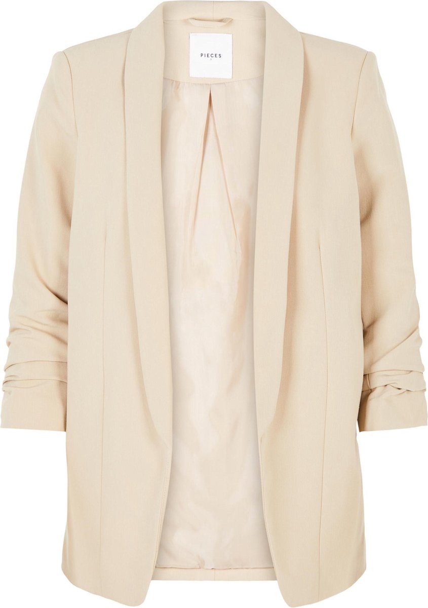 Pieces Dames 17090996 Boss 3/4 Blazer Noos White Pepper - Maat XL