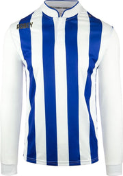 Robey Winner LS Shirt voetbalshirt lange mouwen (maat 4XL) - Blue/White Stripe