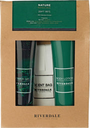 Riverdale Cadeauset Nature 21cm - bodylotion - Showergel - geurzakje