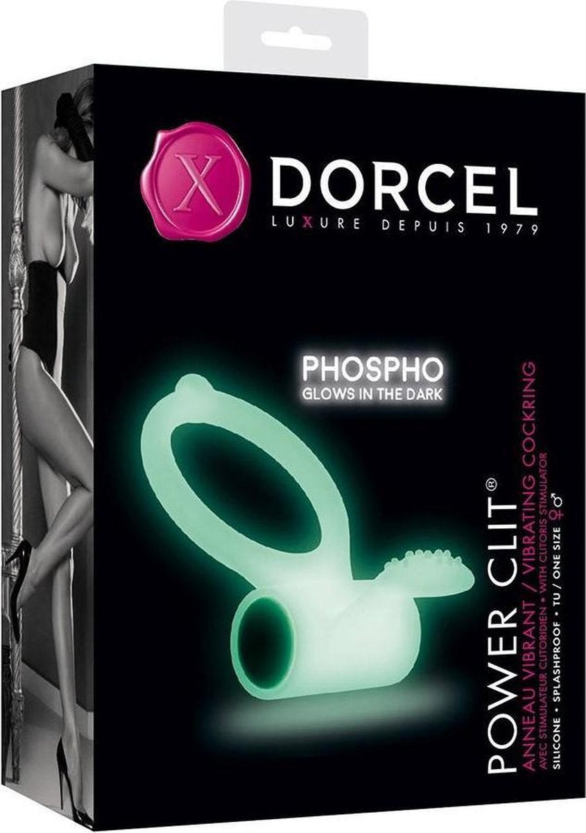 Dorcel Power Clit Glow in the Dark Vibrerende Cockring