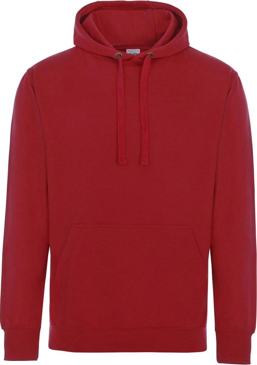 Awdis Gewoon Hoods Volwassenen Unisex Supersoft Hooded Sweatshirt/Hoodie (Rood)