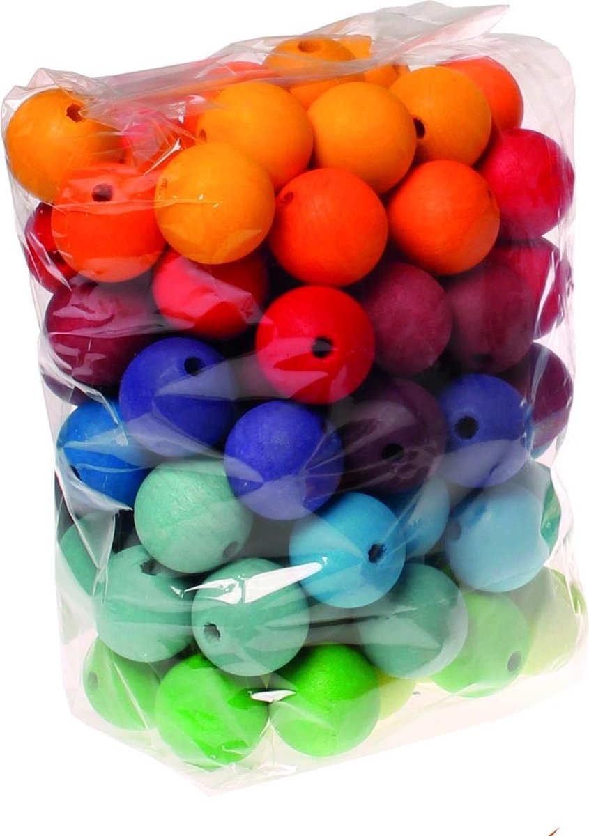 Grimm's 96 Large Wooden Beads