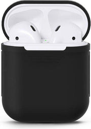 siliconen hoesje Airpod case - beschermhoesje voor je Airpods - Zwart - Mangry
