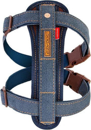 EzyDog Chest Plate Hondenharnas / tuig - L - Denim