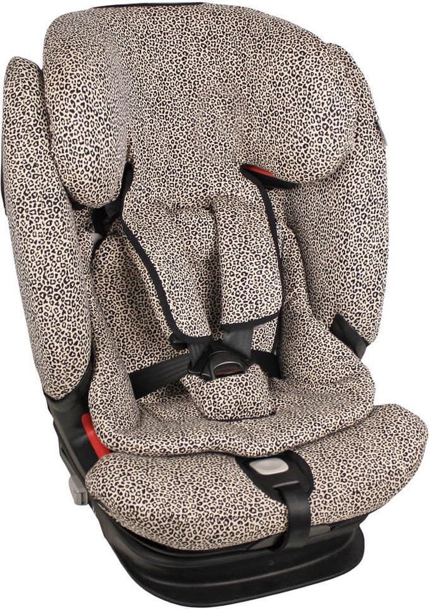 Ukje Hoes voor Maxi-Cosi Titan Pro - Perfecte pasvorm - Zand luipaard