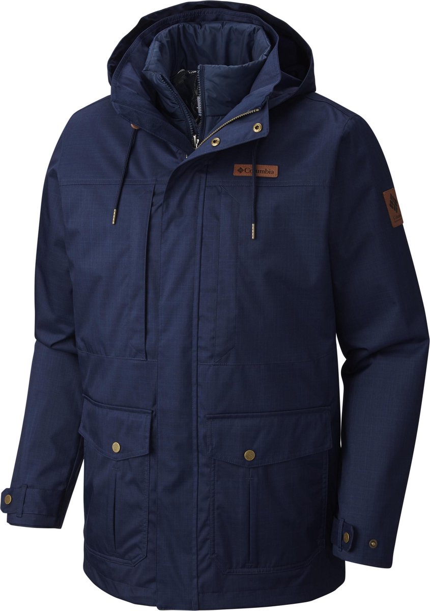 Columbia Horizons Pine Interchange Heren Outdoorjas - Collegiate Navy - XXL