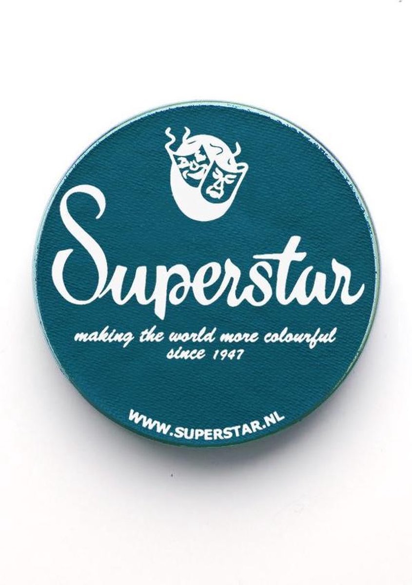 Aquaschmink petrol blauw 16 gram Superstar 173 Petrol Blue