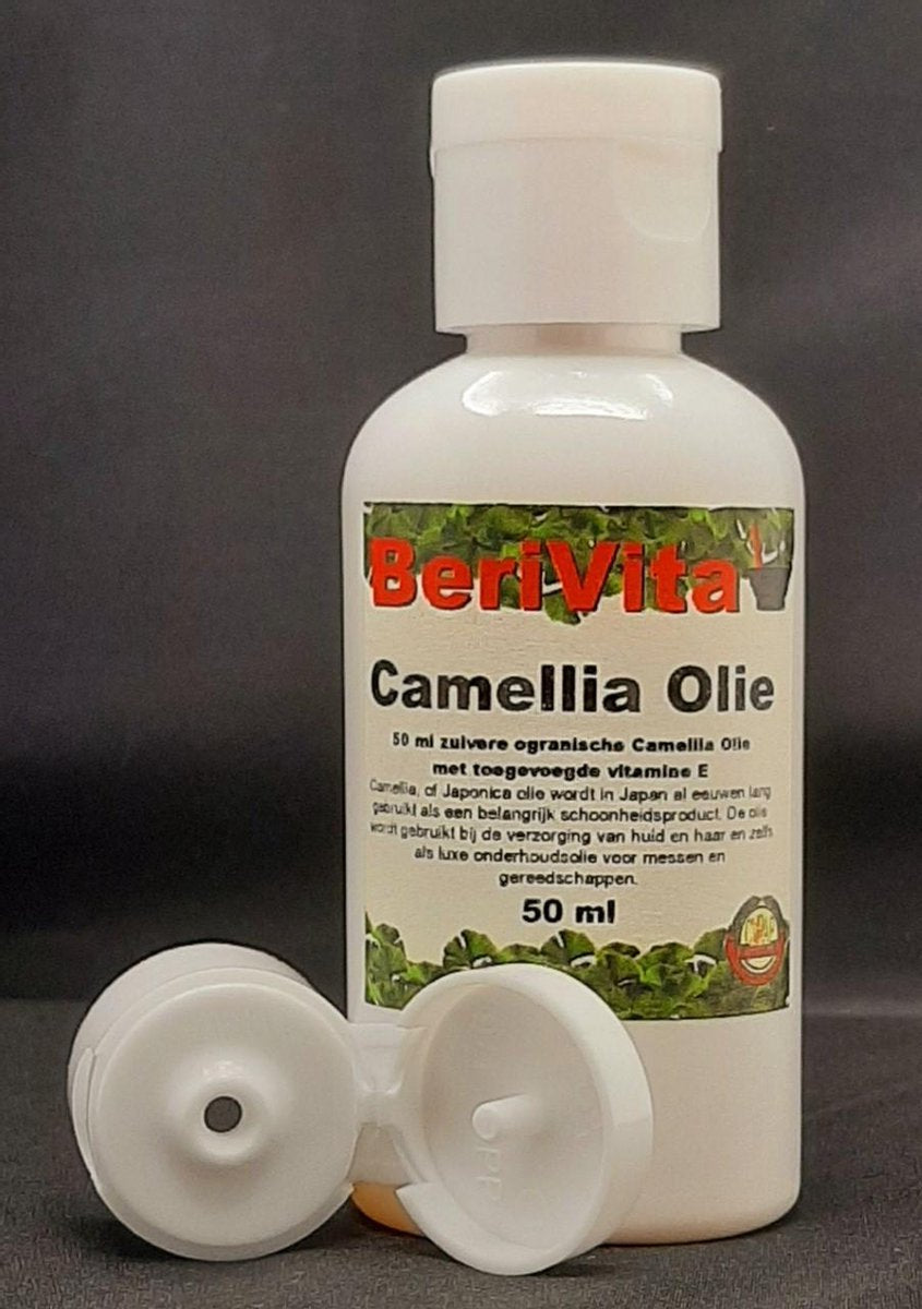 Camellia Olie Puur 50ml - Witte Japonica - Huidolie en Haarolie