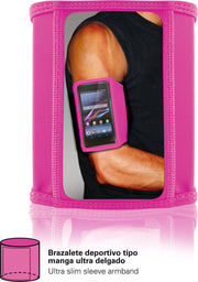 Sportarmband KSIX Sportband Smartphones Plus L Roze