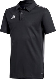adidas Core 18 Polo Heren - Zwart - maat 116