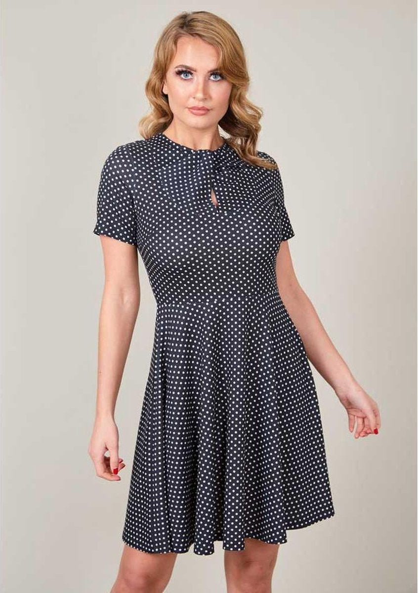 Voodoo Vixen Skater jurk -XL- Bently Zwart