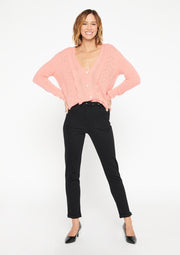 Broek met riem - Zwart