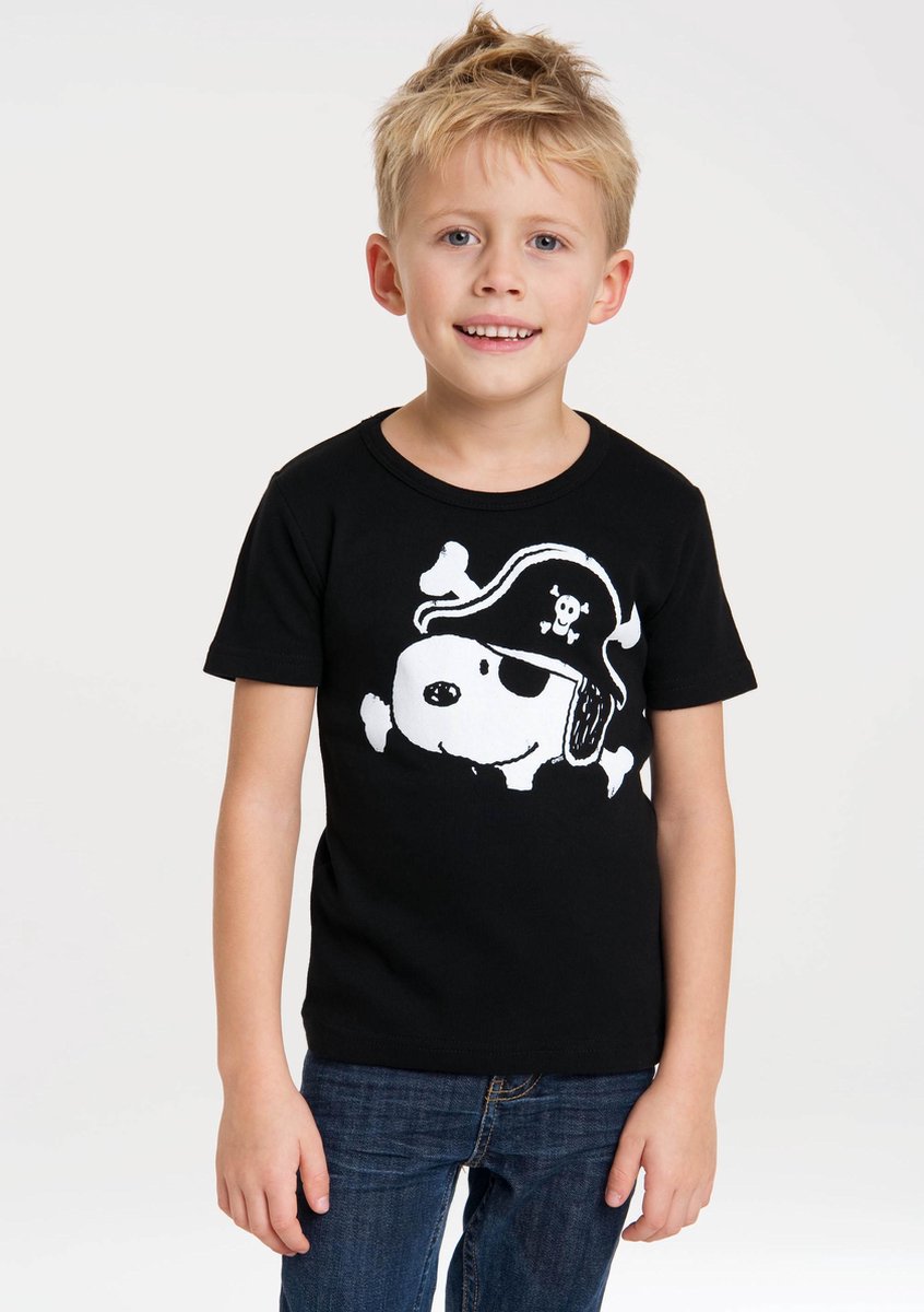 Peanuts Snoopy Piraat Logoshirt kinder t-shirt - Logoshirt - 80/86