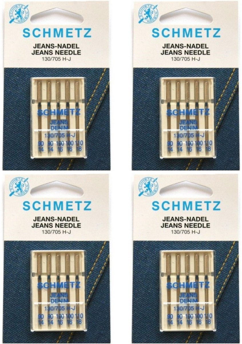 Schmetz machinenaalden jeans assorti (5 naalden) universeel