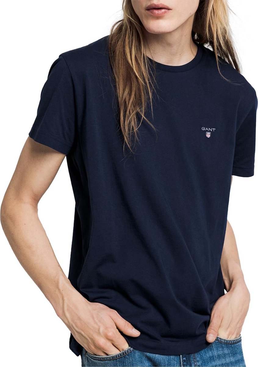 Gant Gant Original T-shirt - Mannen - donkerblauw