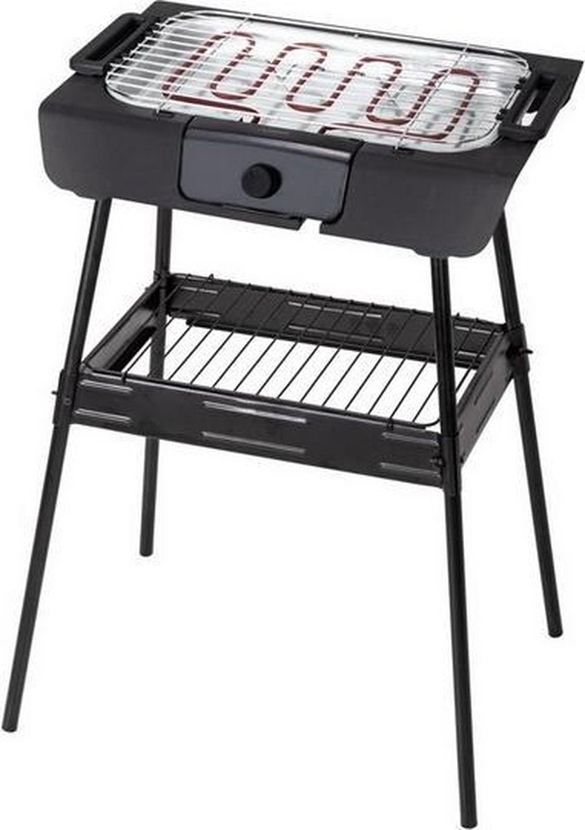 Elektrische Grill - 2 in 1 Grill - Tafel en Statiefgrill - BBQ Grill - Barbeque Grill - 2000W - Kynast Exklusiv