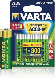 Varta VARTA-5716B Oplaadbare Nimh Batterij Aa 1.2 V 2500 Mah 4-blister