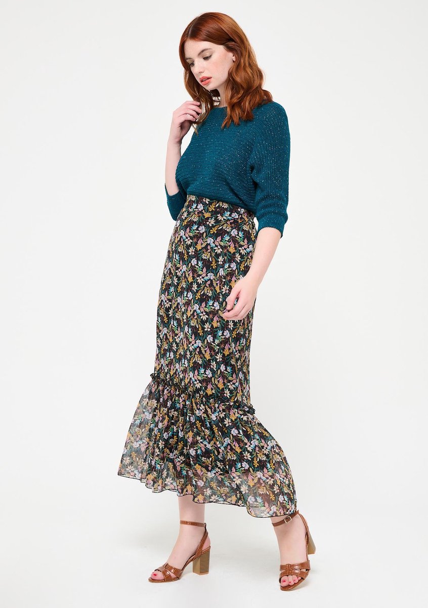 Pull met lurex - Groen