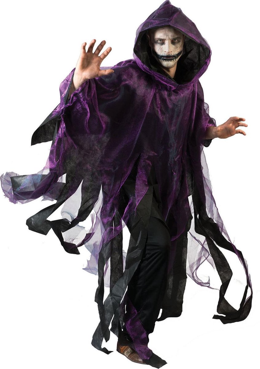 ESPA - Paarse en zwarte duistere cape voor volwassenen - Accessoires > Capes
