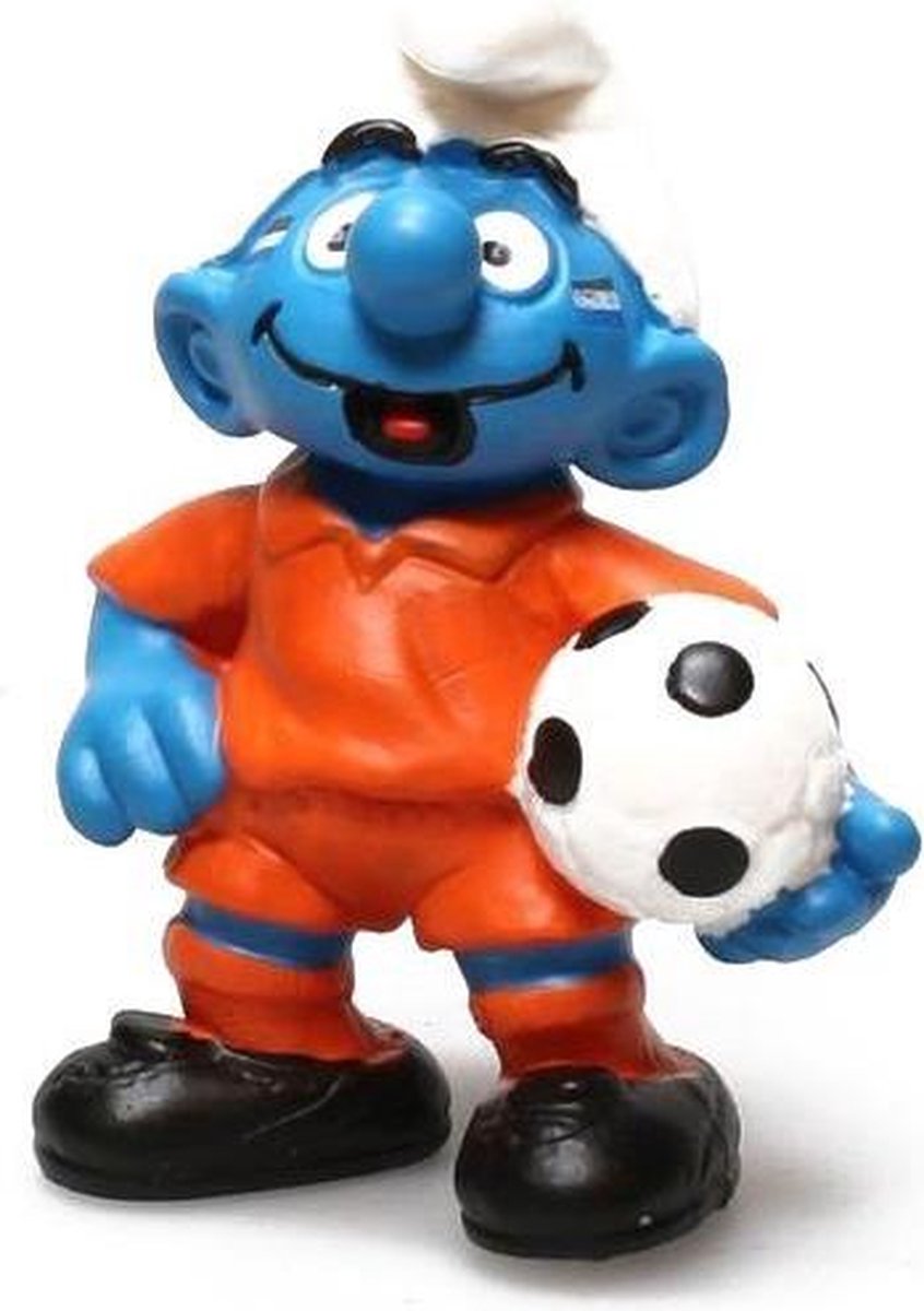 Speelfiguur De Smurfen Voetbalsmurf Nederland