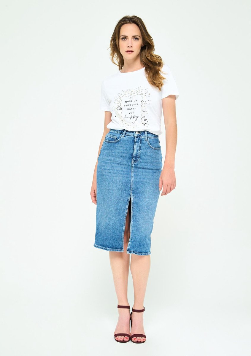 Denim rok - Blauw